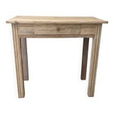Raw wood desk