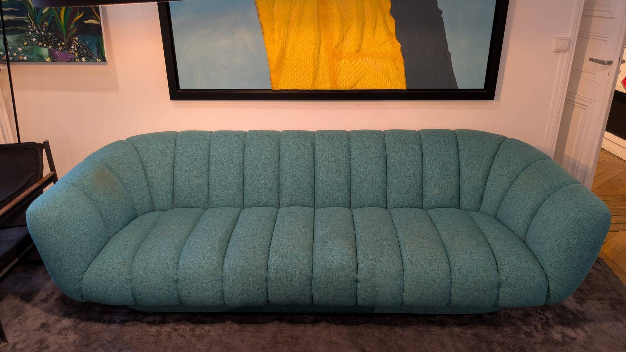 3-seater sofa ODEA 2, designed by Roberto Tapinassi and Maurizio Manzoni.