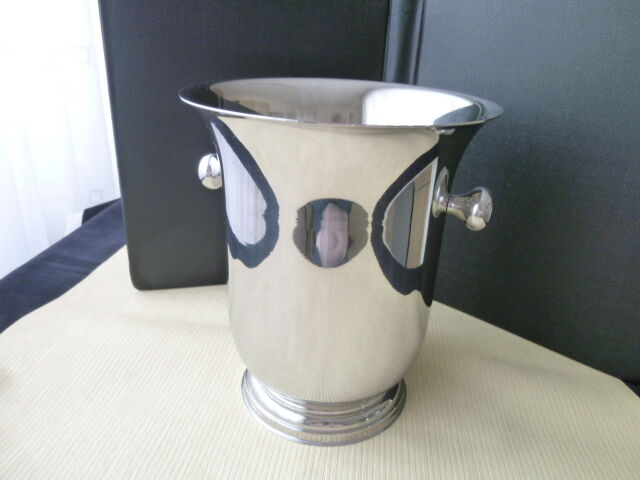 Jean Couzon stainless steel champagne bucket