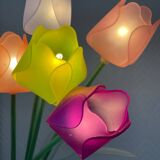Lampe fleurs 1980