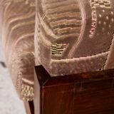 MK11213 Three-seater rosewood sofa