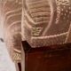 MK11213 Three-seater rosewood sofa