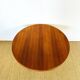 Scandinavian round teak dining table 1960