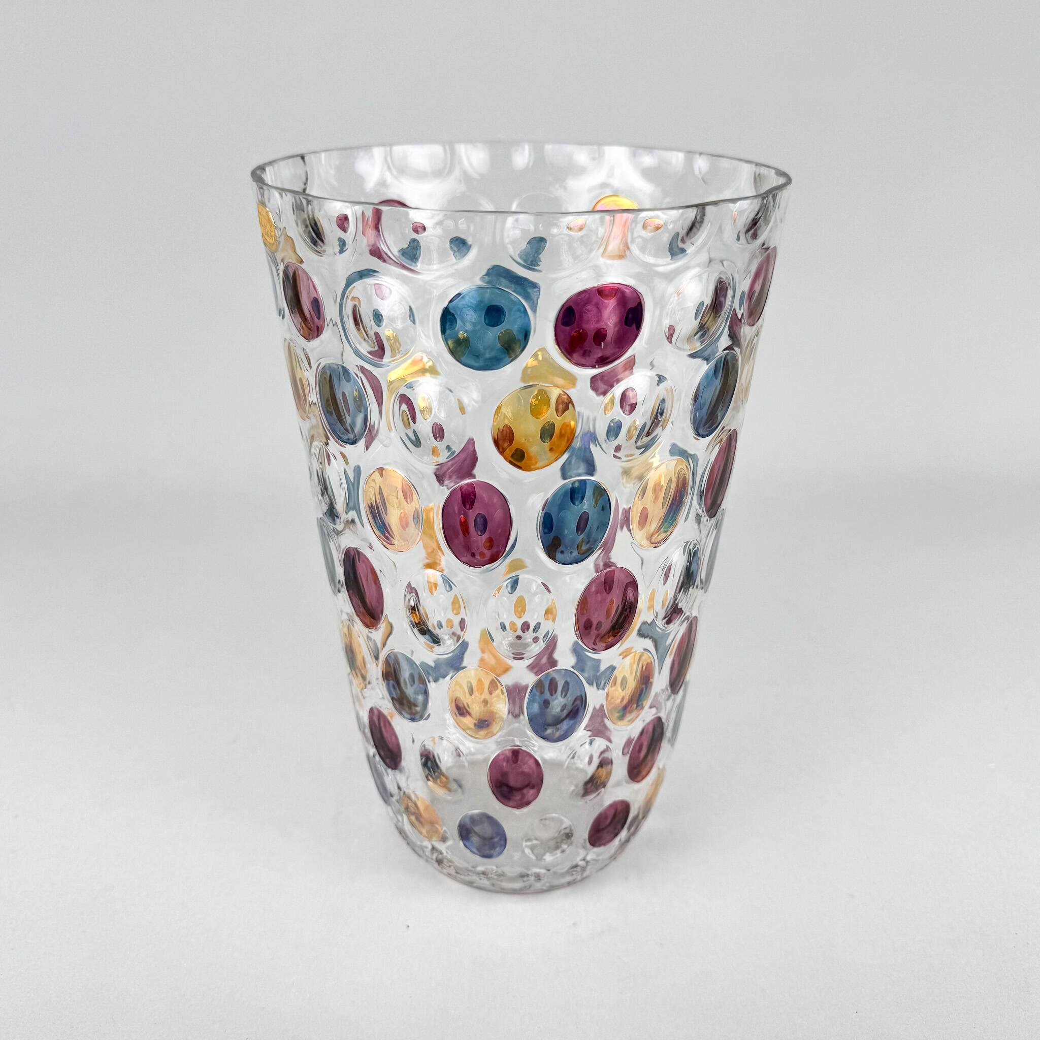 1950's Blown Vase by Max Kannegiesser, Czechoslovakia