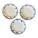 3 small plates from Gien Lorris