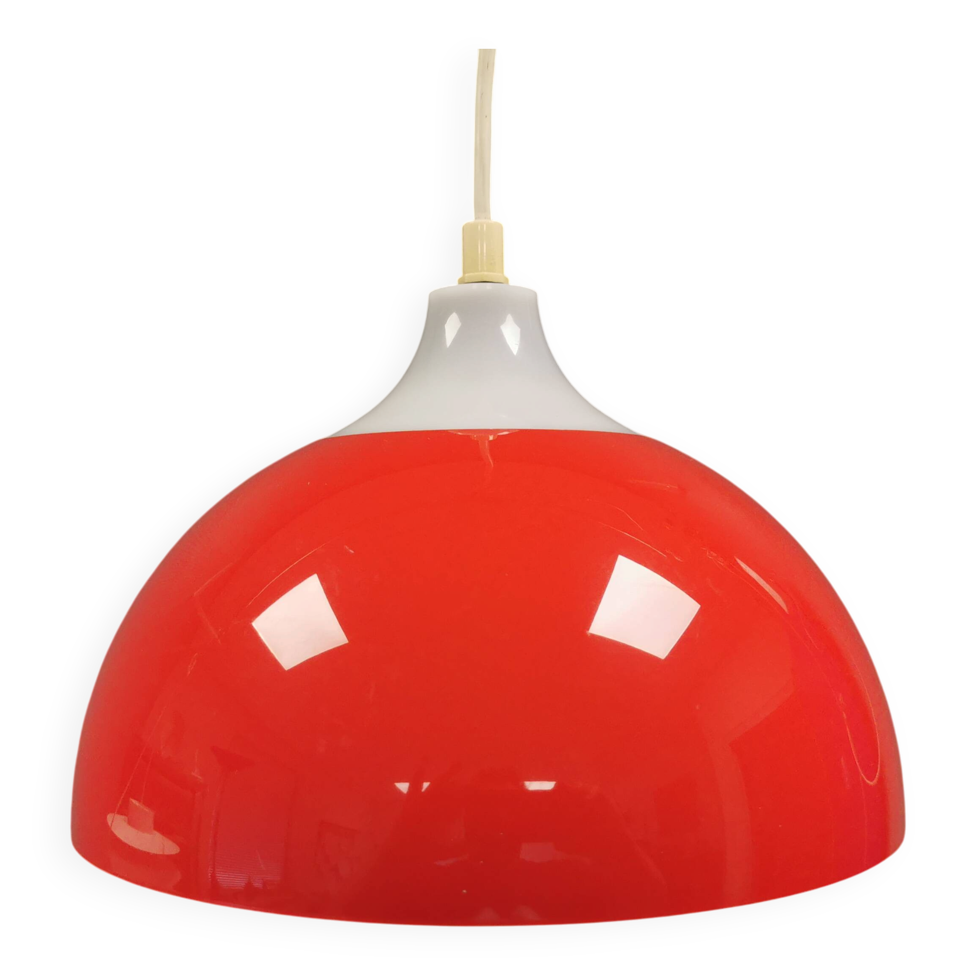 Bent Karlby hanging lamp for ASK (A. Schrøder Kemi), Denmark, 1970s.