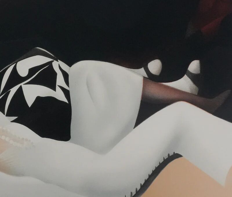 Arnaud D’HAUTERIVES: The Nap in a White Dress, original signed lithograph