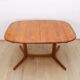Teak dining table by Dyrlund