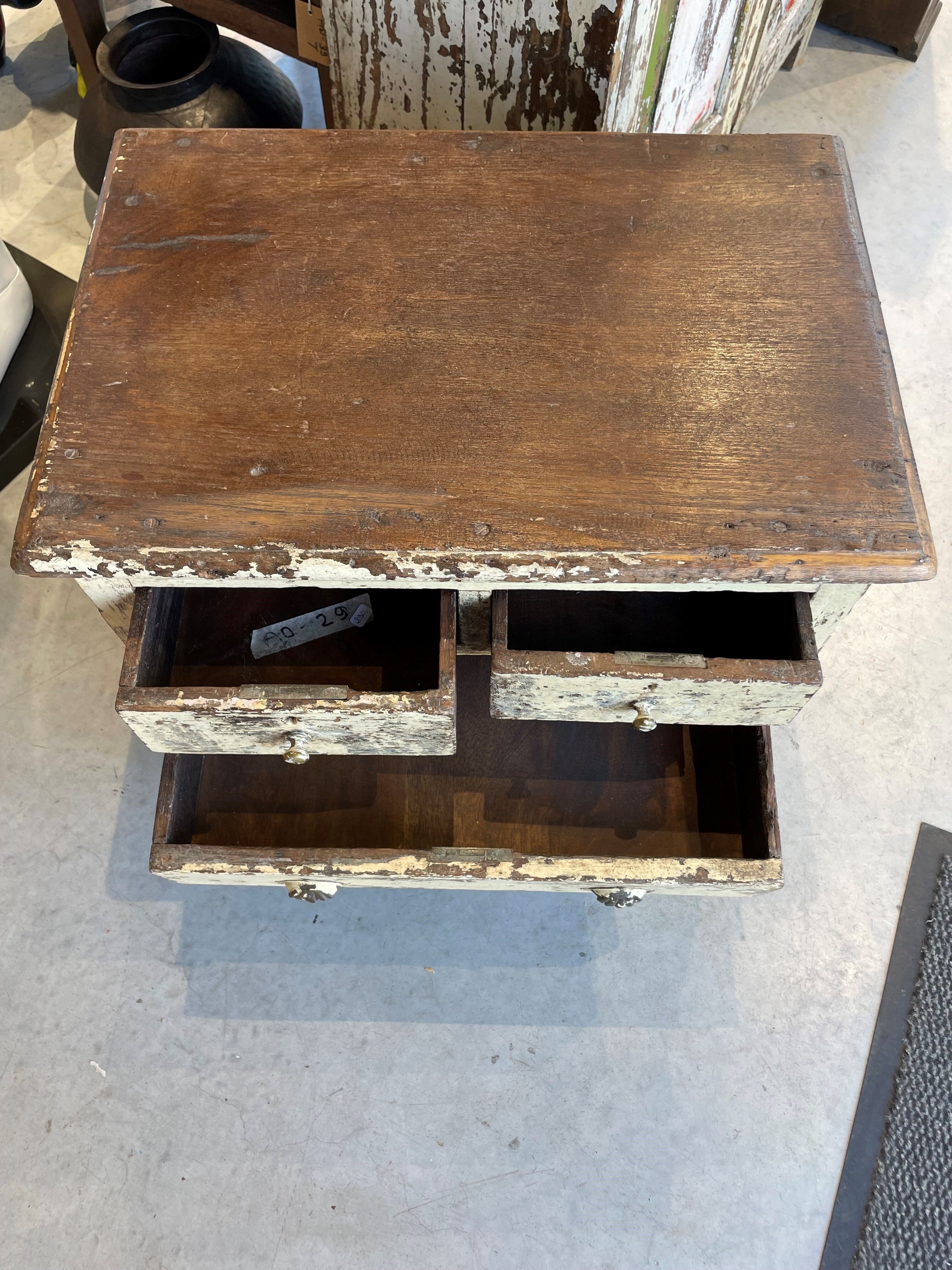 Antique teak chest of drawers