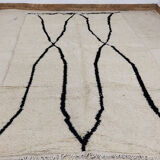 Handmade moroccan berber carpet 257 x 163 cm