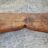 Empire restauration console with marble top in walnut from the 19th century