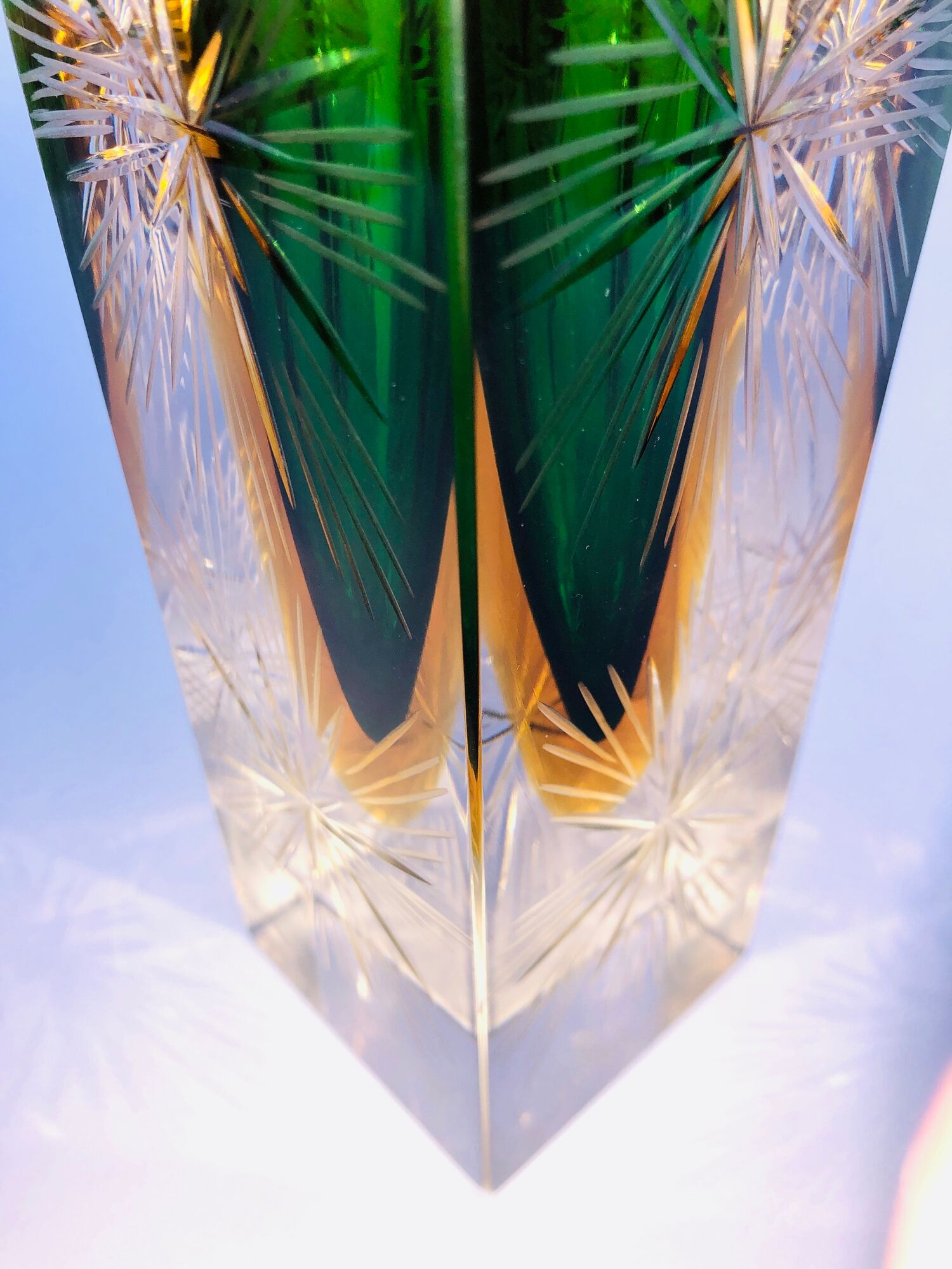 Vase Sommerso Murano design Luigi Mandruzzato, 60s