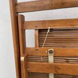 Folding bamboo lounge chair from the early 20th century