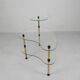 Etagere with 3 glass plates, kidney shape, 1950s