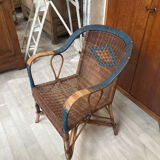 Rattan armchair