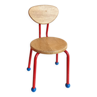Chaise enfant design Hagberg pour ikea 80s