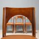Chaises vintage en hêtre, mousse et similicuir, design, Italie, années 1970-1980
