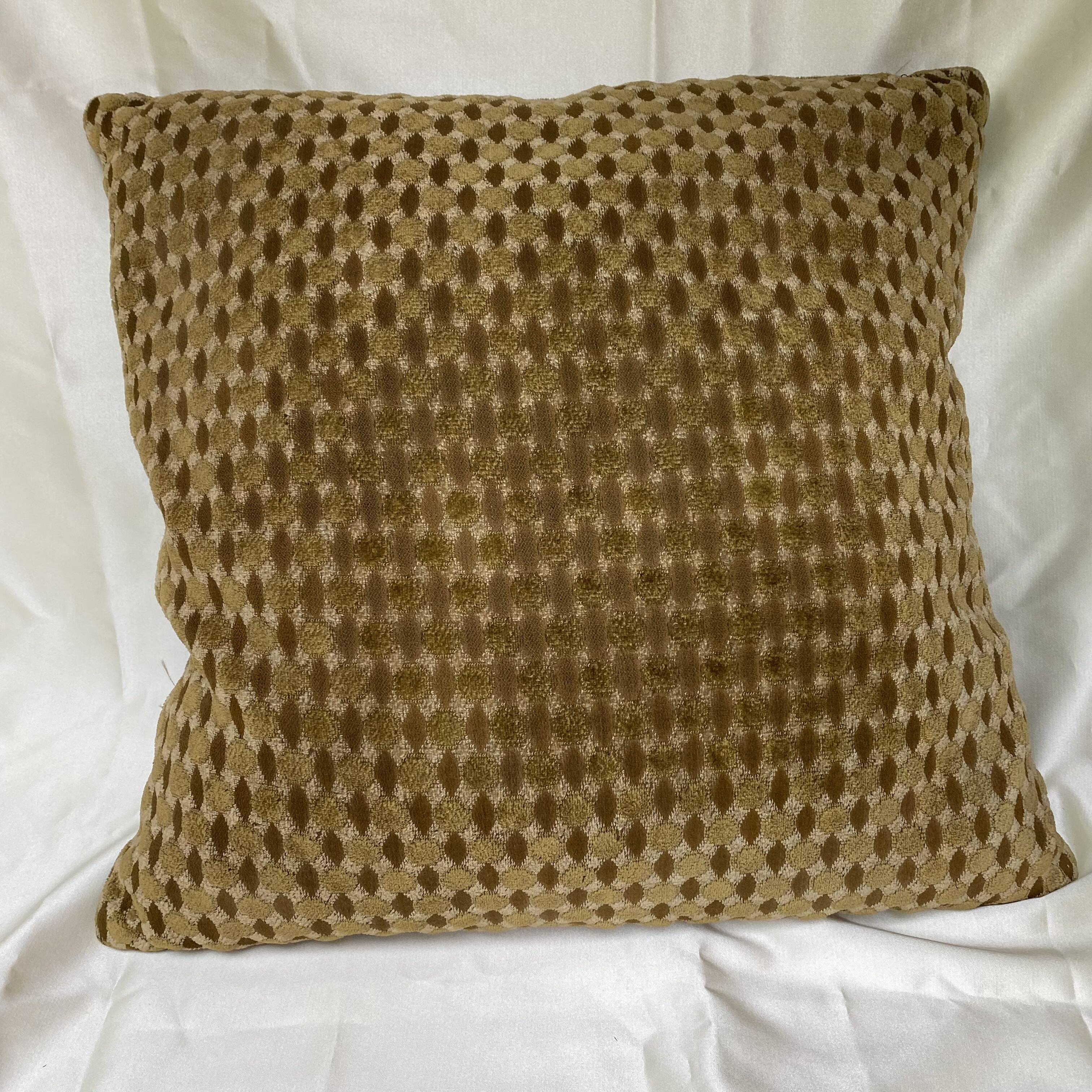 Coussin en velour vintage