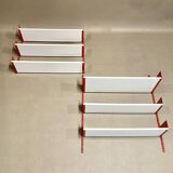 Modular metal and wood shelf