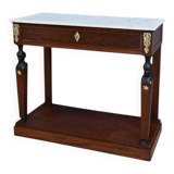 Console retour d’Égypte en acajou, époque Empire, début XIXe