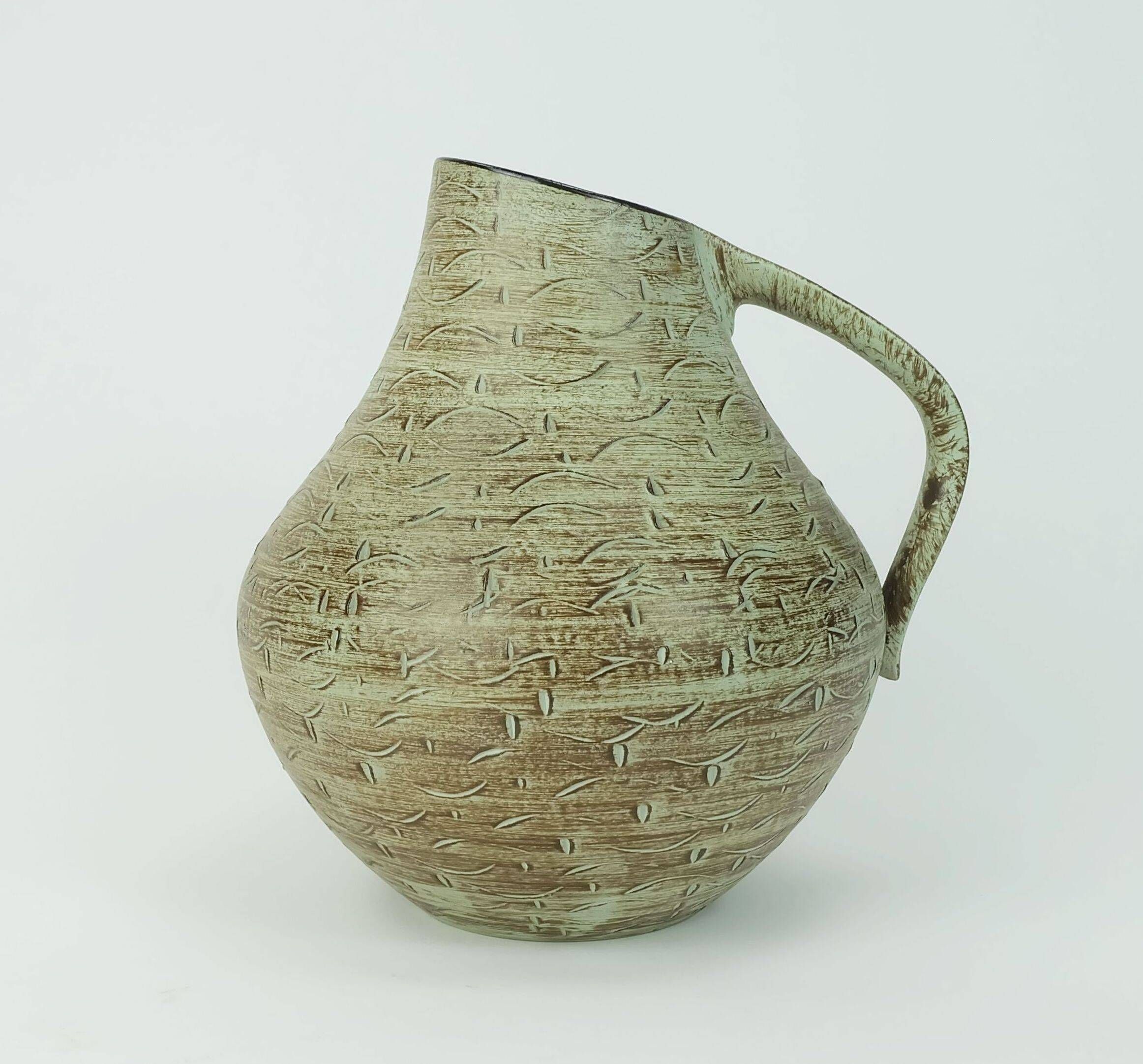 1930s to 1950s VASE dümler&breiden post bauhaus art deco m.277/23 sgraffito
