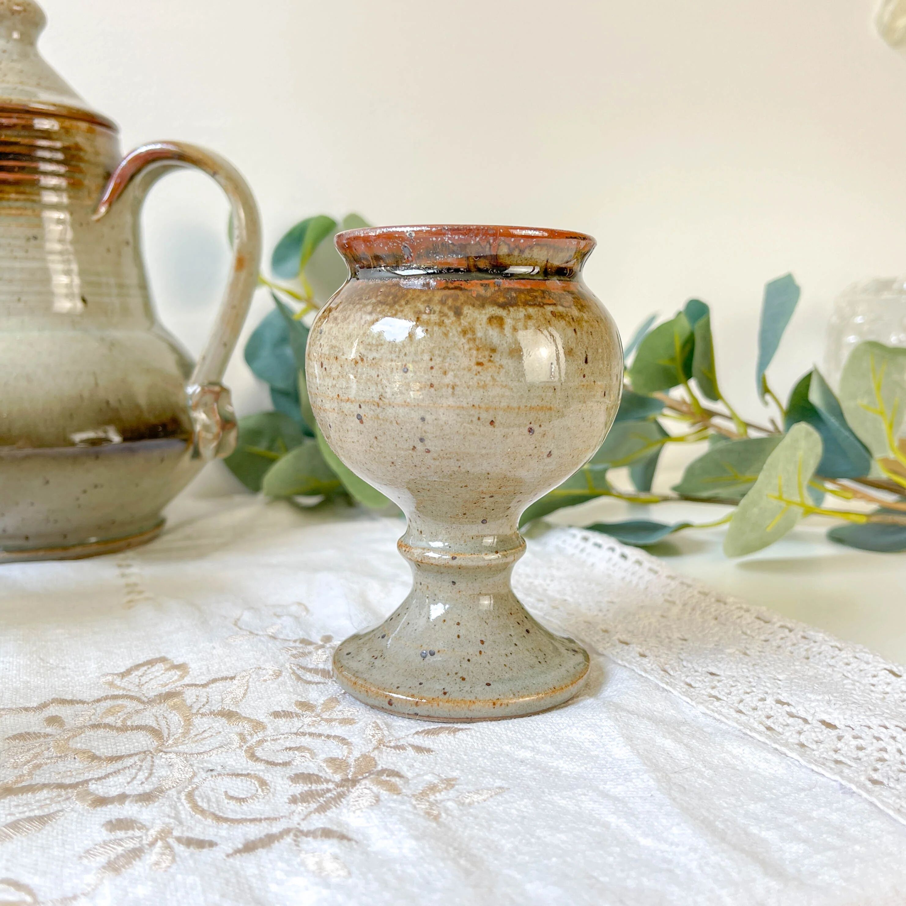 Vintage C. Dangon Salins coffee set from the 1950s