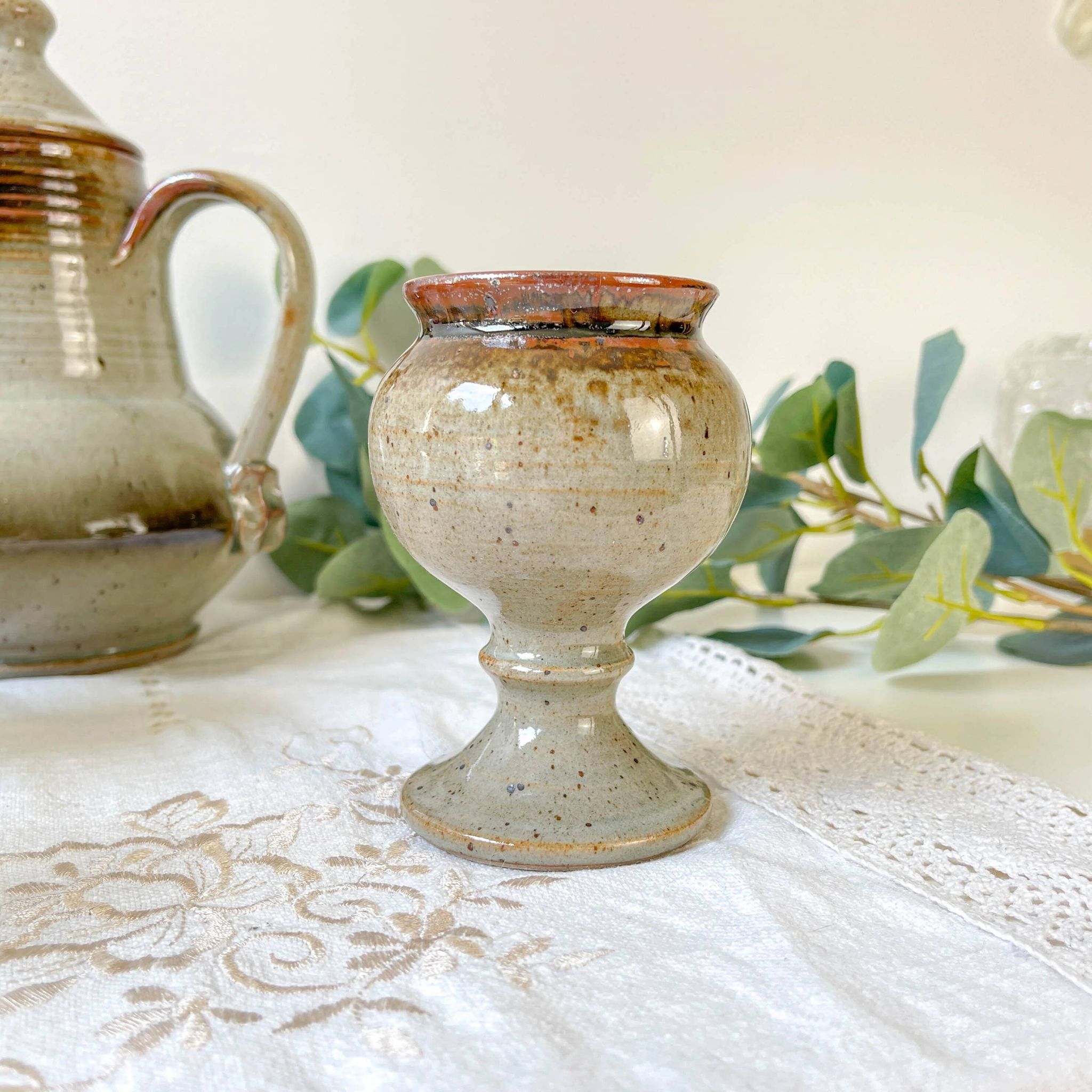 Vintage C. Dangon Salins coffee set from the 1950s