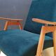 Pair of vintage Czech armchairs (Jiroutek), art deco style, 1960