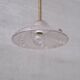 Brass and Glass Mid-Century Pendant Lights (5 Available)