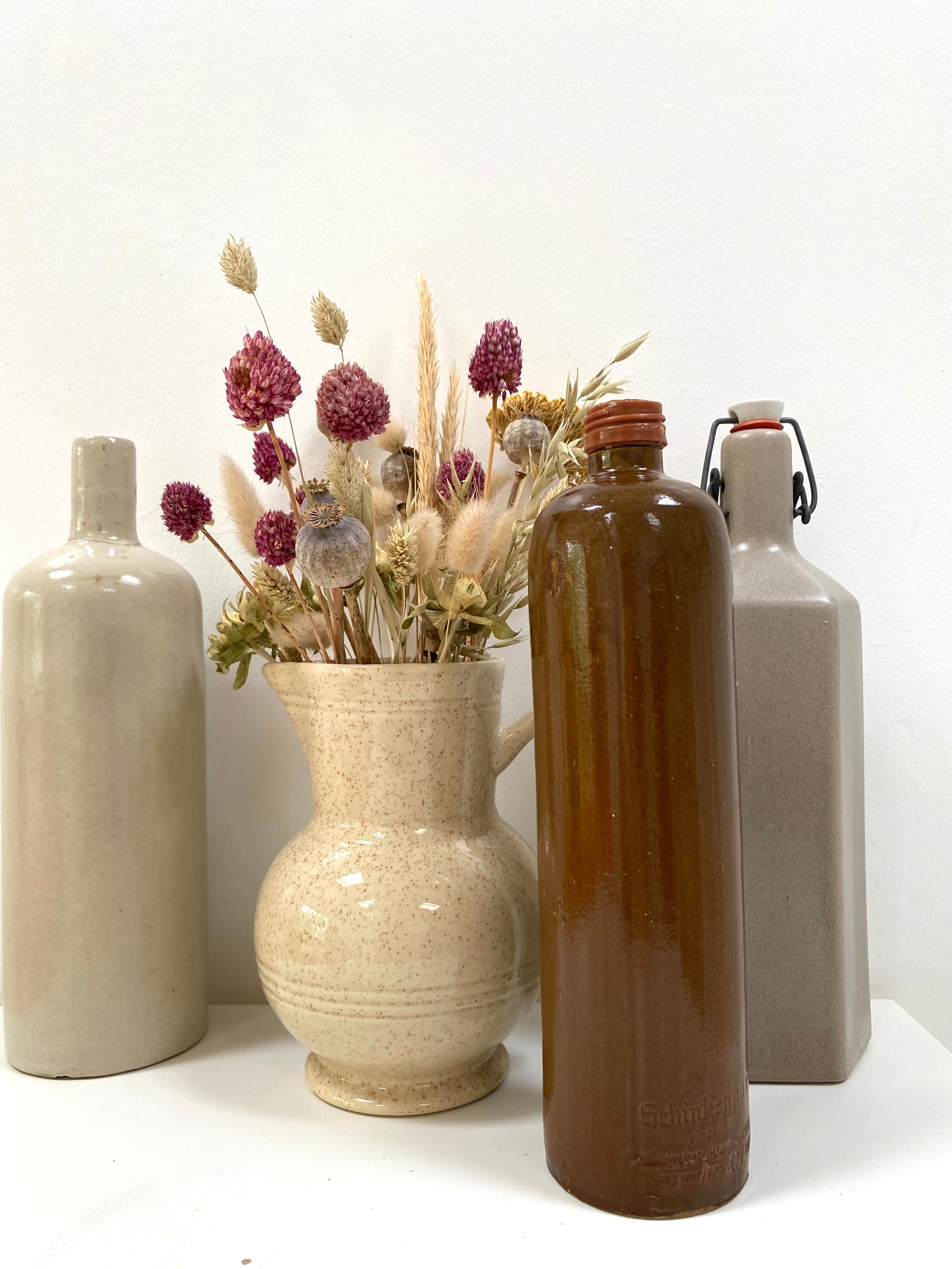 Speckled ceramic vase pitcher