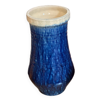 Large blue Accolay vase