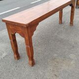 Solid teak console