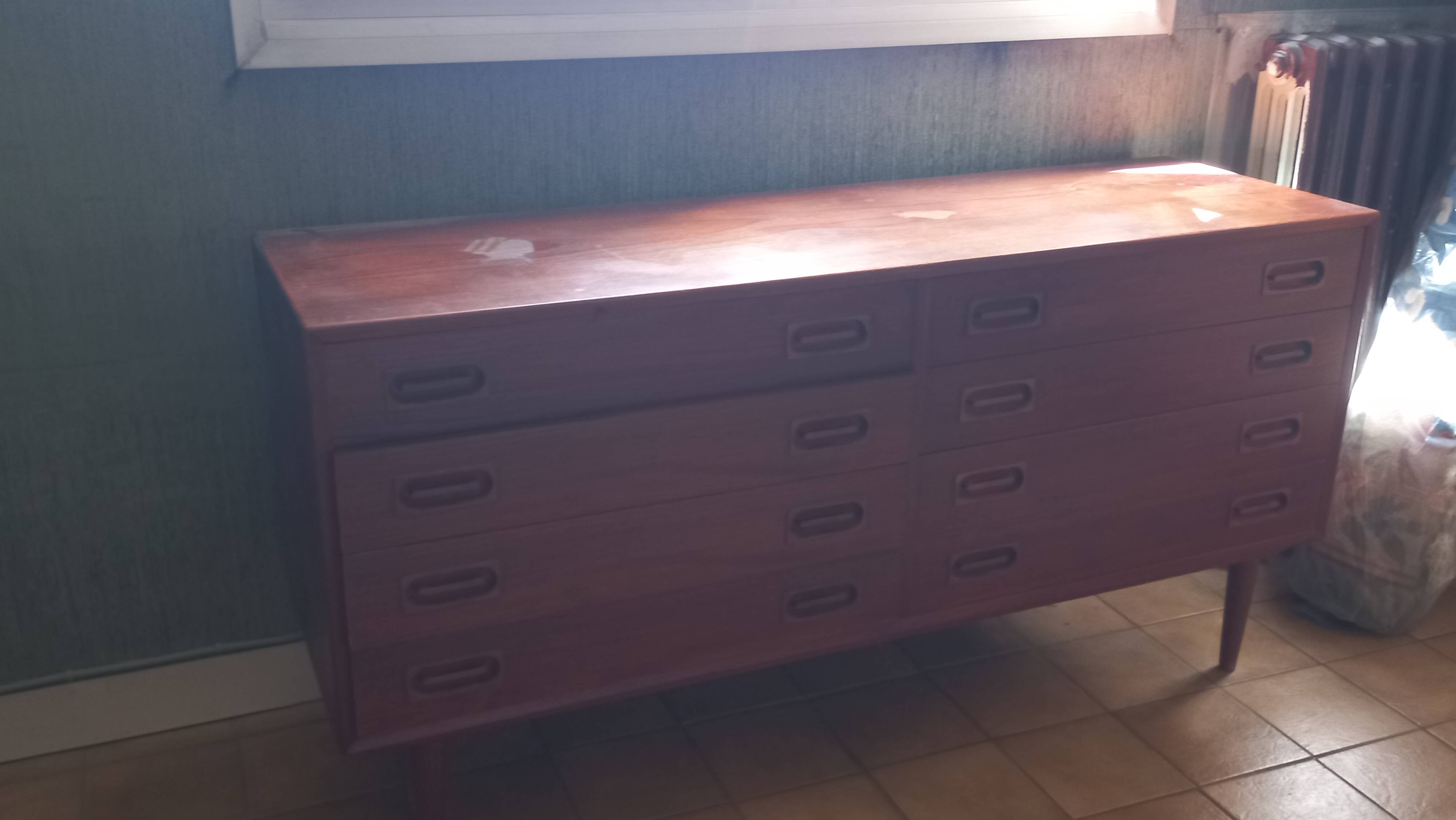 Vintage Dyrlung chest of drawers with 8 drawers