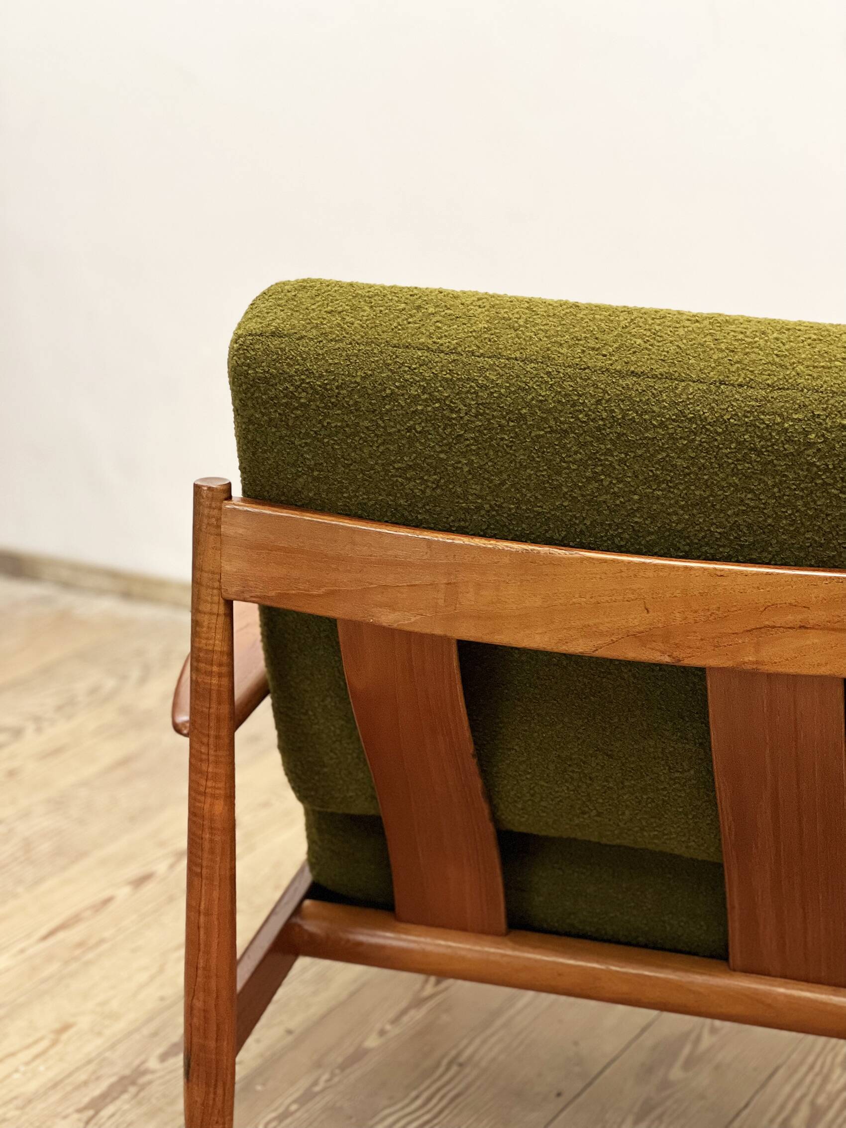 Danish Mid-Century Design Teak Armchair by Grete Jalk for France & Søn, Denmark, 1950s