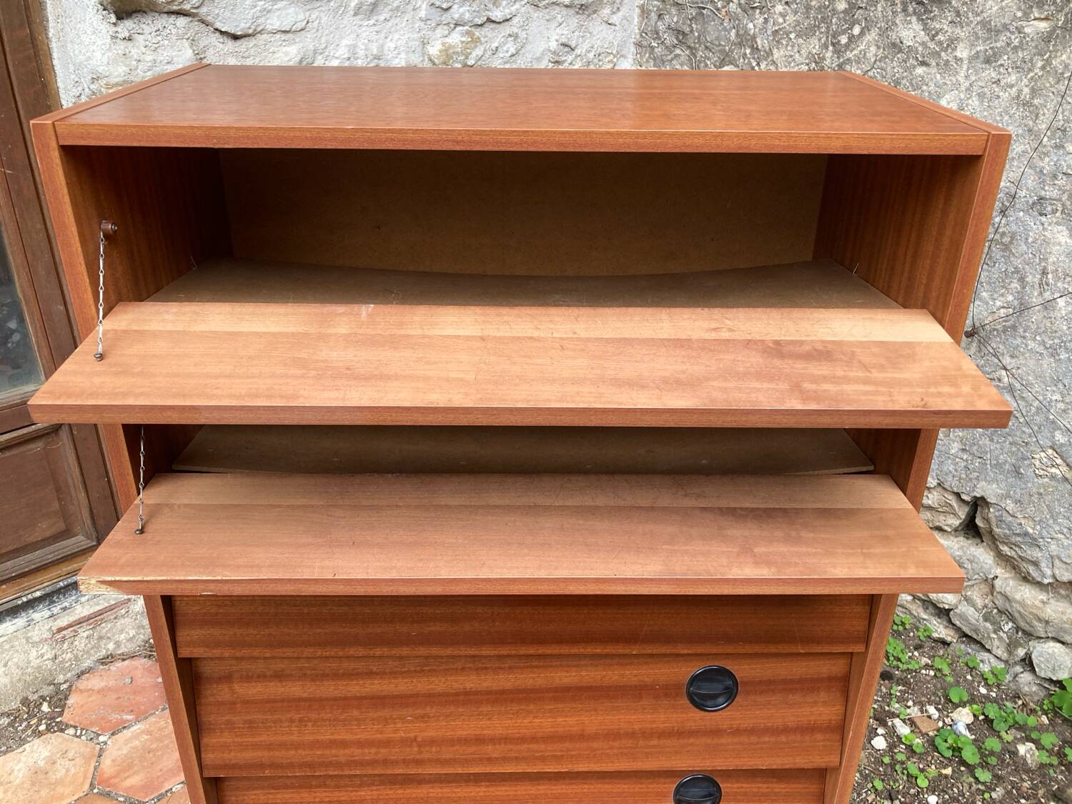Vintage shoe cabinet