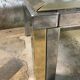 Chrome and brass coffee table 1970