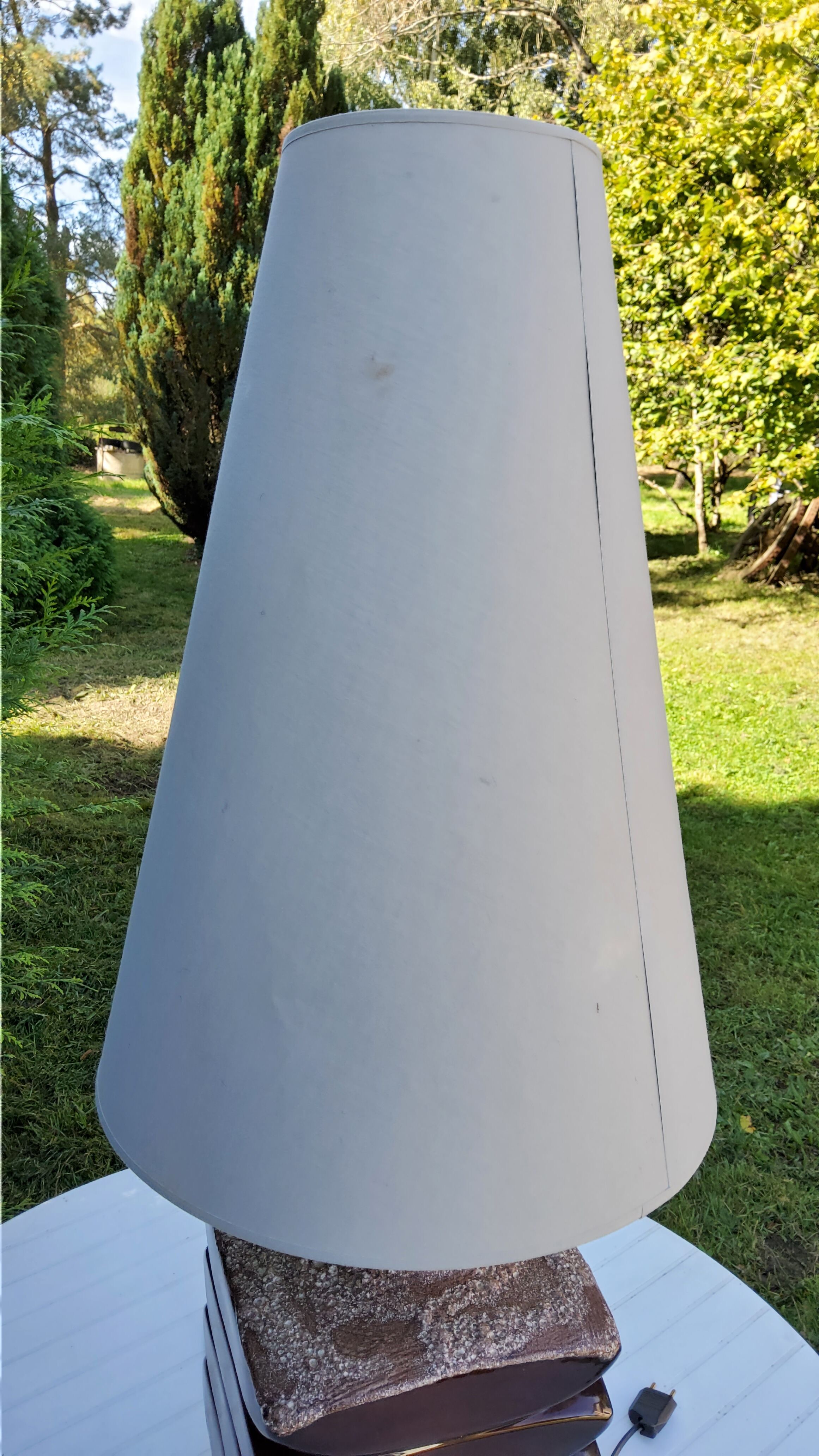 Lamp from the 70s ceramic from vallauris