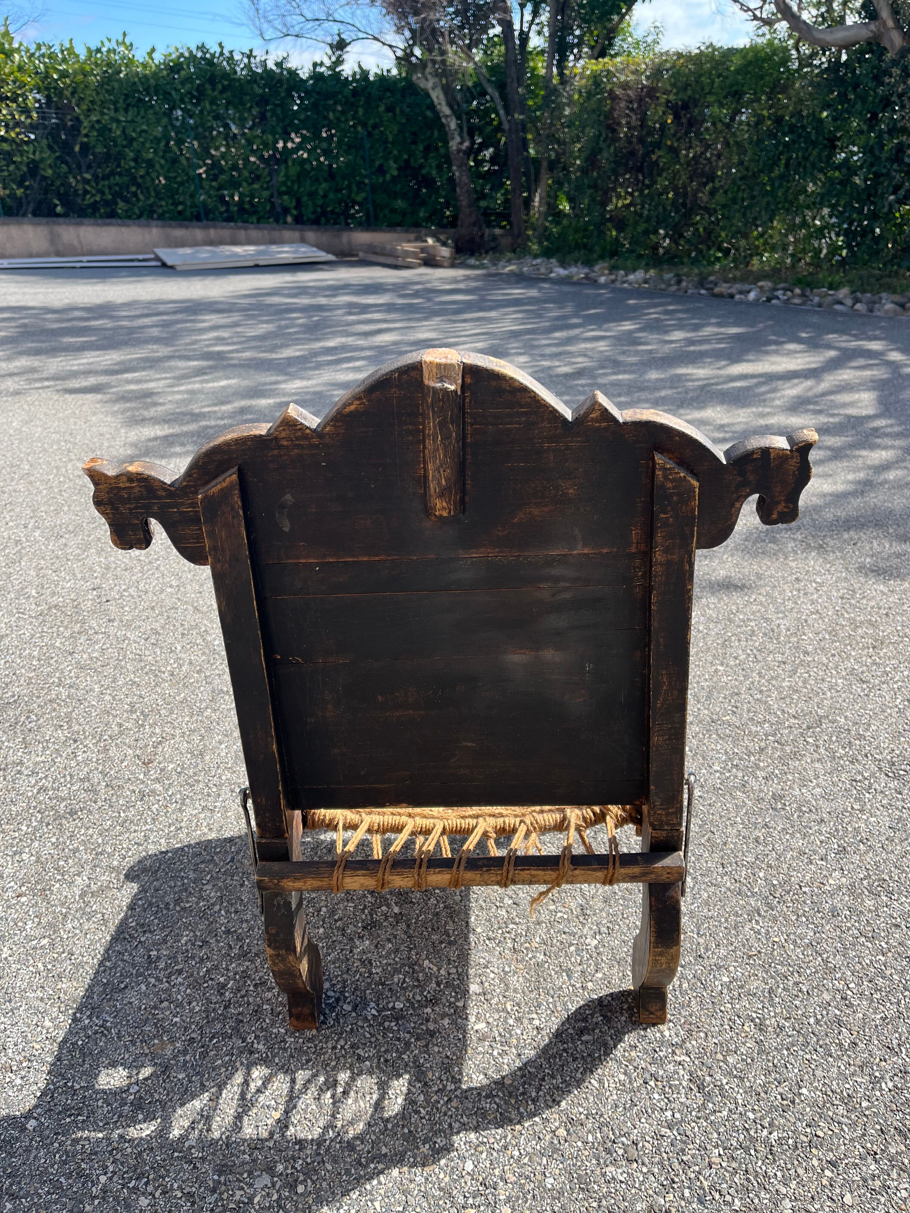 Ancient tribal chair