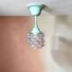 Small glass ceiling lamp for bedroom