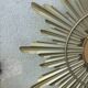Gold metal sun mirror