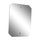 Engraved beveled mirror