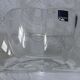 Vase planter in thick glass LEONARDO handmade original vintage shape