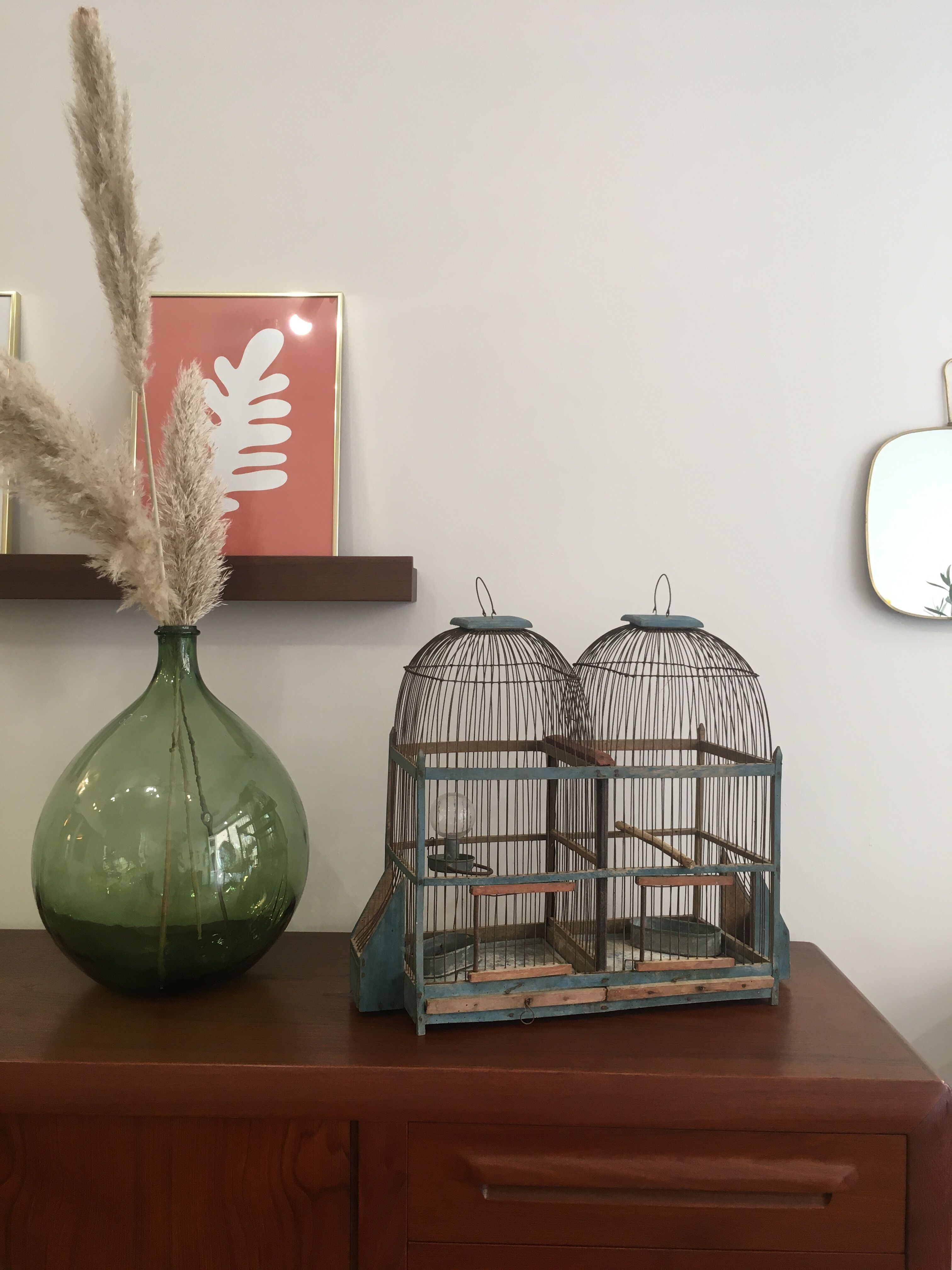 Double bird cage