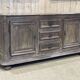 18th-century oak enfilade with a marble-effect painted top.