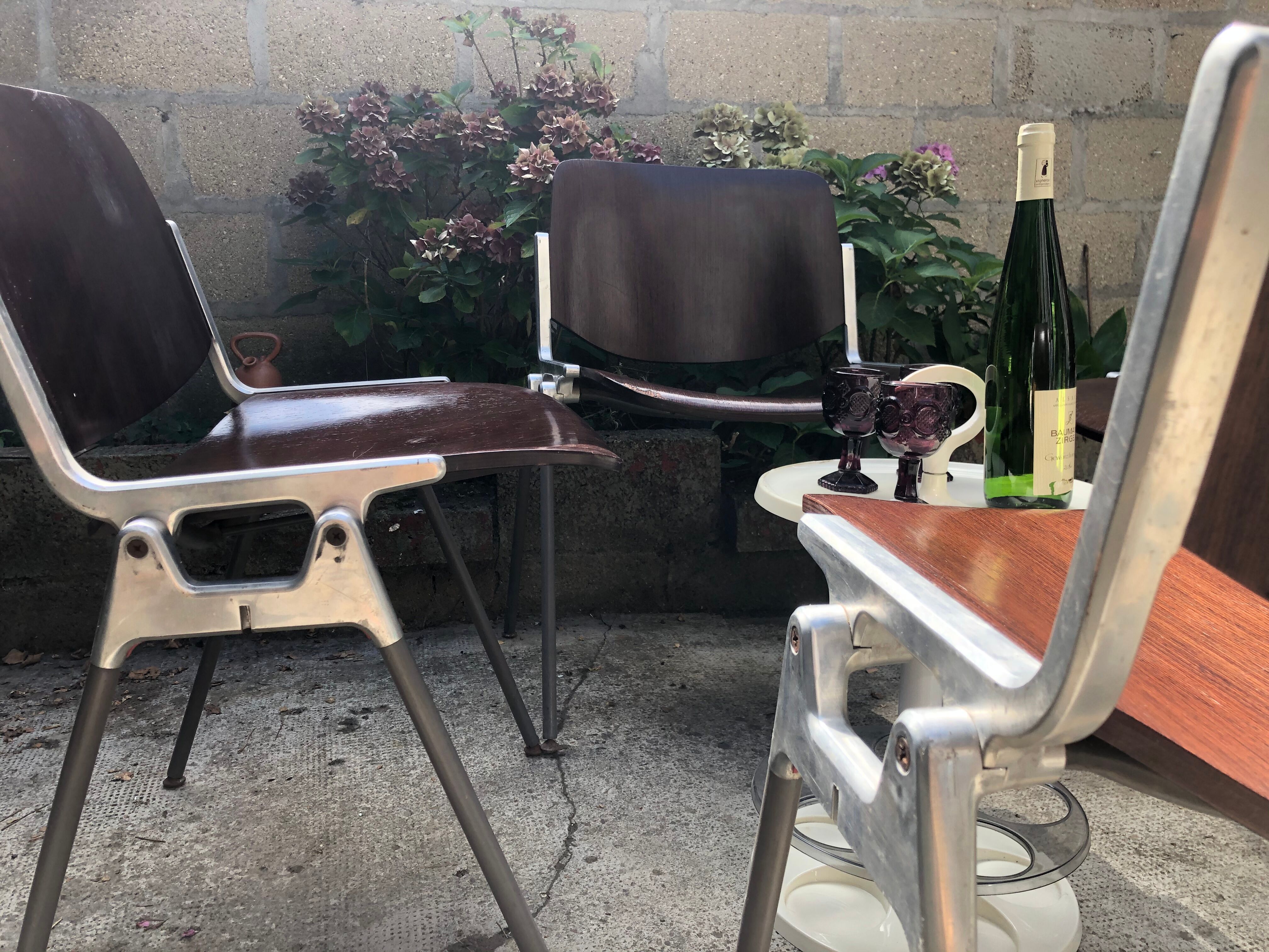 Chaises par Giancarlo Piretti pour Castelli