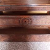 Old one-door wardrobe with mirror