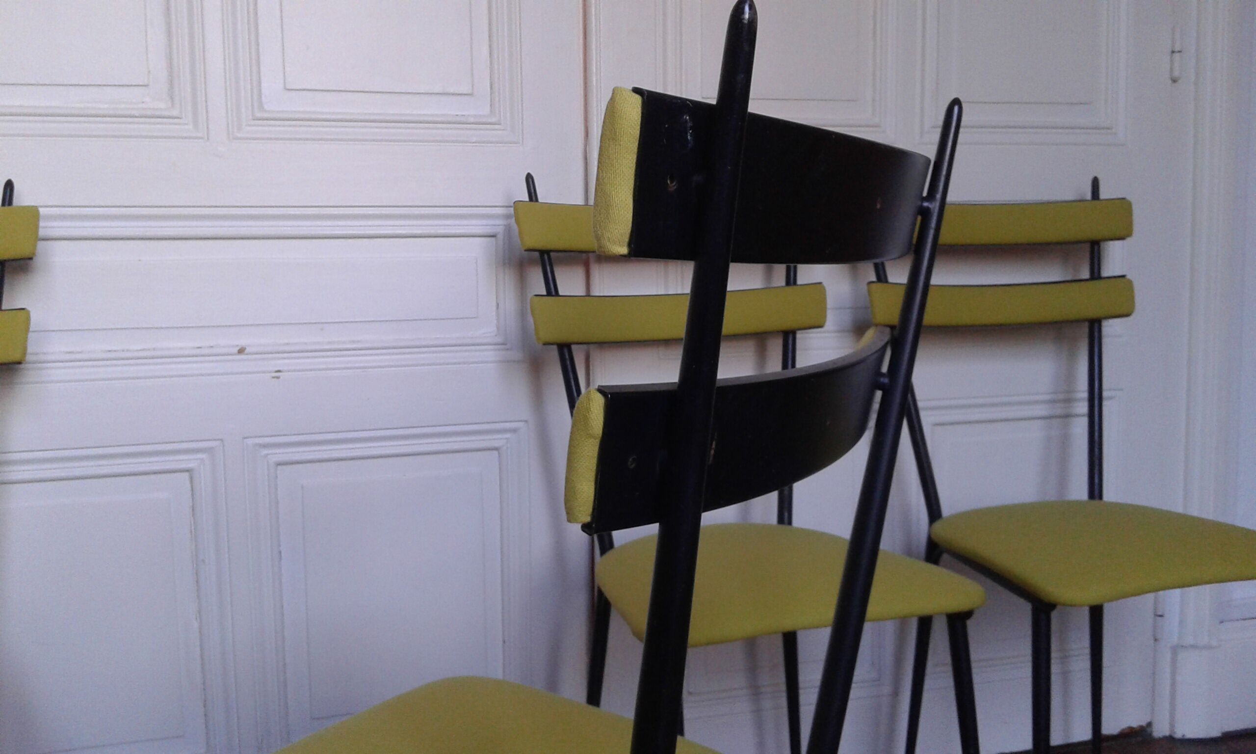 set of 4 chairs design Colette Gueden