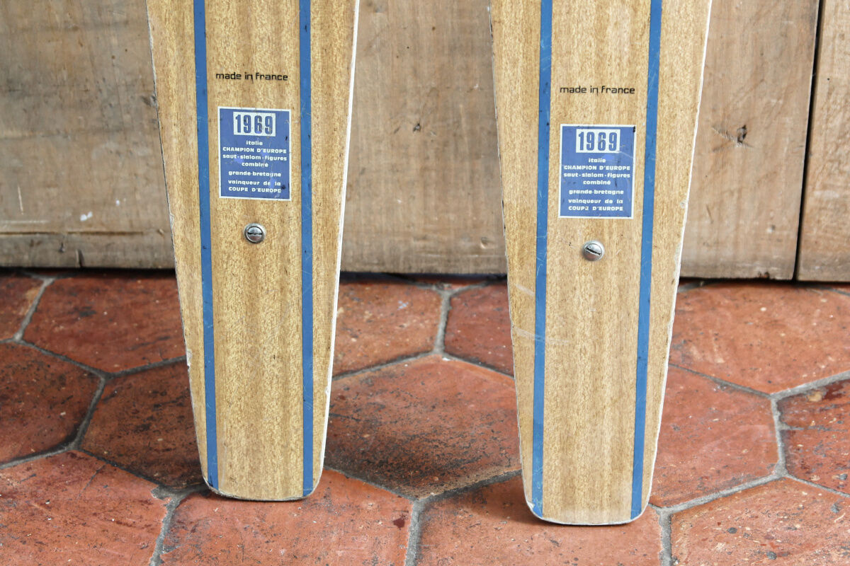 Paire de skis nautiques reflex, 1969