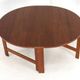 Table de salle à manger pliante en teck danois « Skovlund » - style moderne du milieu du siècle