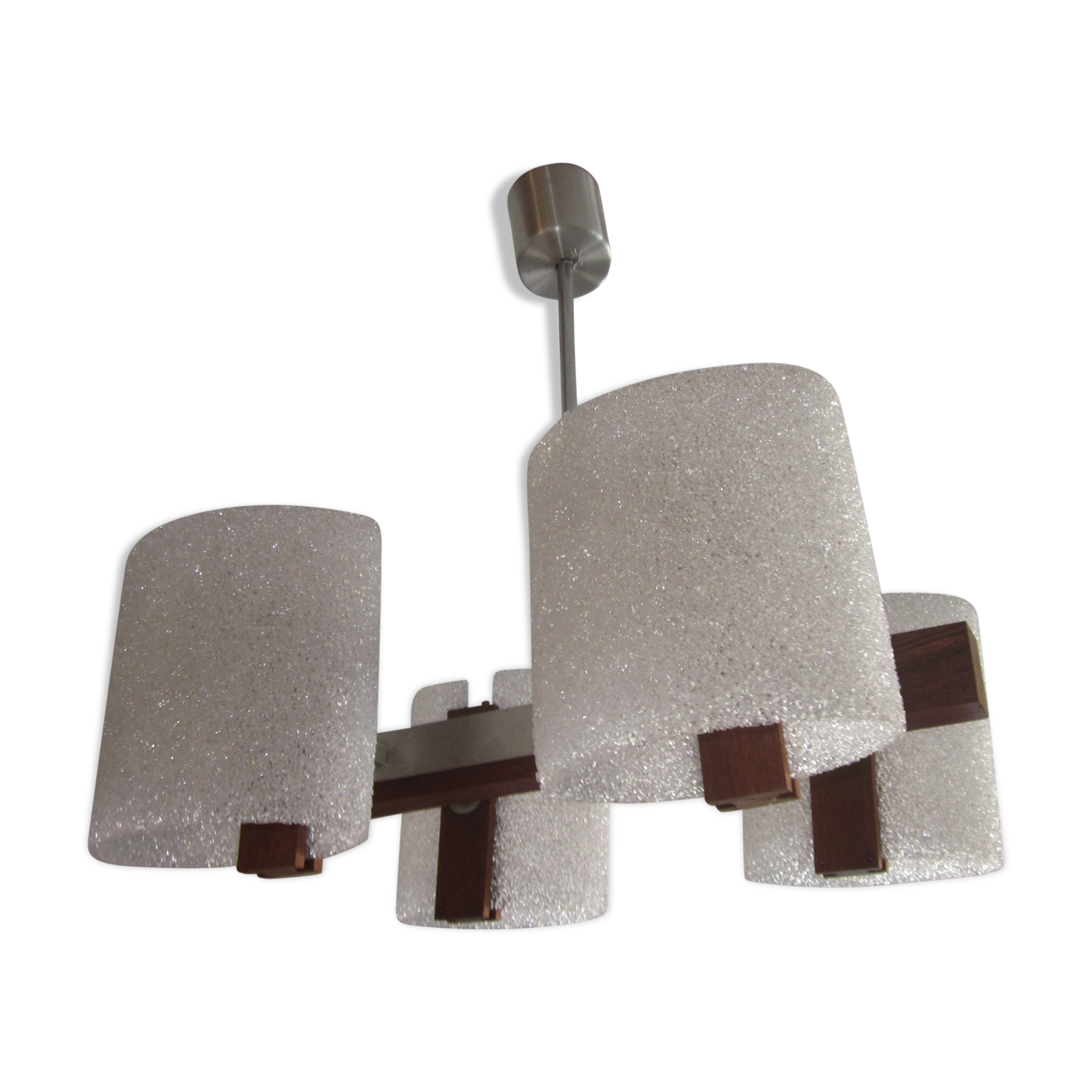 Lustre scandinave en teck